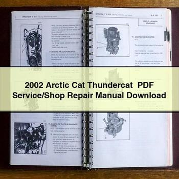 2002 Arctic Cat Thundercat Service Shop Repair Manual