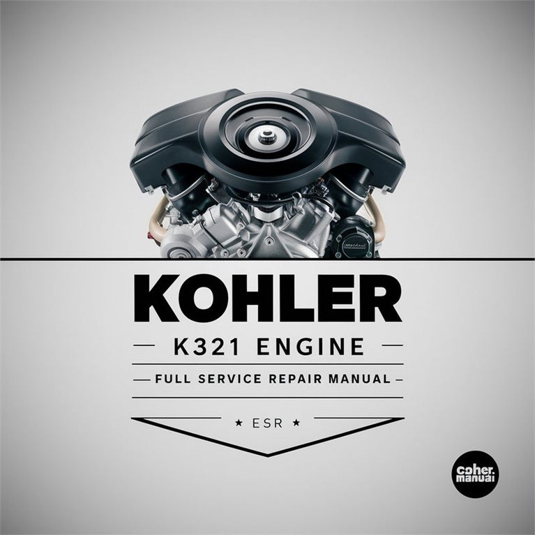 Kohler K Series K321 Engine Service Repair Workshop Manual PDF