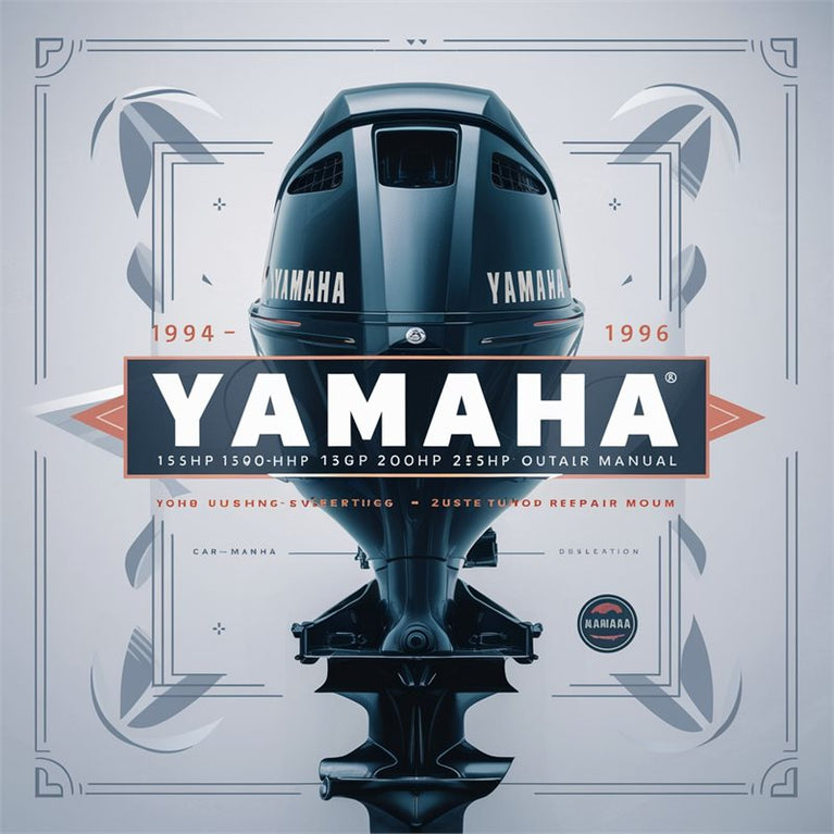 1994-1996 Yamaha 115HP 130HP 150HP 200HP 225HP 2-stroke Outboard Service Repair Workshop Manual PDF