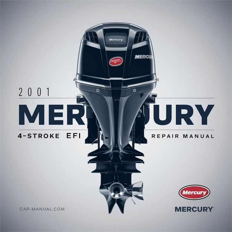 2001 Mercury 115HP 4-stroke EFI Outboard Service Repair Workshop Manual PDF