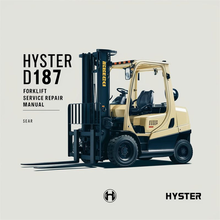 Hyster D187 (S55XM) Forklift Service Repair Workshop Manual PDF