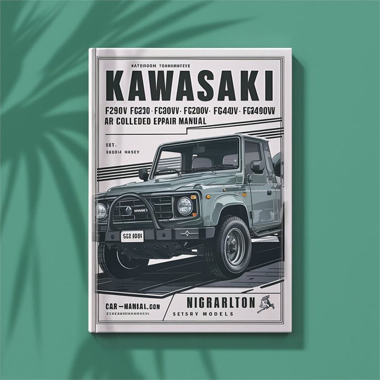 Kawasaki Models FC290V FC400V FC401V FC420V FC540V OHV 4 Stroke Air Cooled Gasoline Engine Repair Manual PDF
