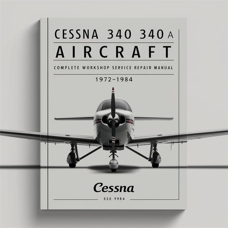 1972-1984 Cessna 340 340A Aircraft Service Repair Workshop Manual PDF
