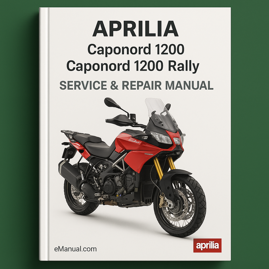 Manual de servicio y reparación de APRILIA Caponord 1200/ Caponord 1200 Rally