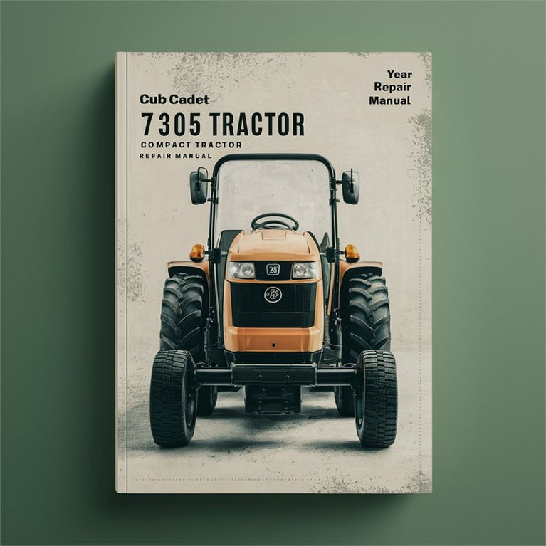 Cub Cadet 7305 Compact Tractor Service Repair Manual PDF