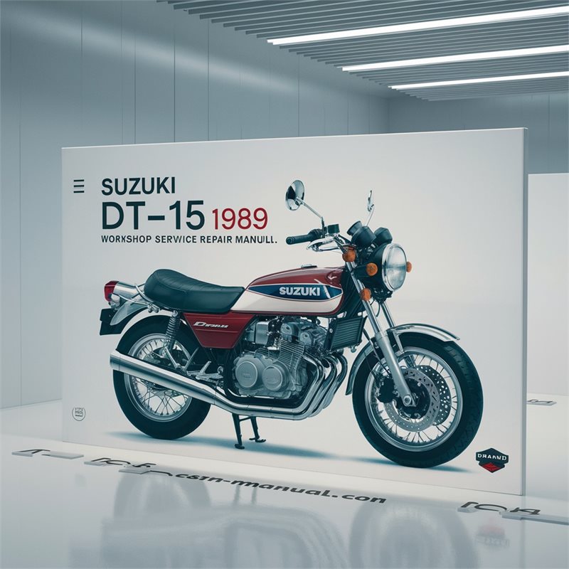 1988-1989 Suzuki DT15 DT-15 Service Repair Workshop Manual PDF