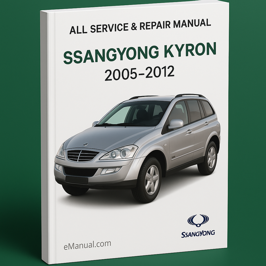 SsangYong Kyron 2005-2012 Alle Service-Reparaturhandbücher
