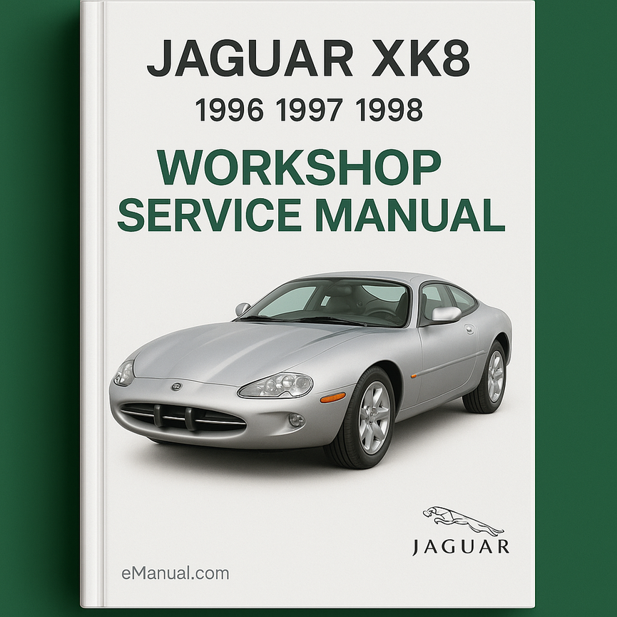 Manual de servicio y taller para reparación del Jaguar XK8 1996 1997 1998