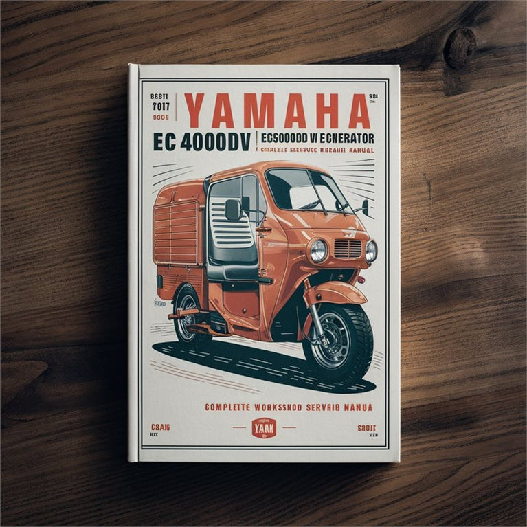 Yamaha EC4000DV EC5000DV DVE Generator Complete Workshop Service Repair Manual PDF