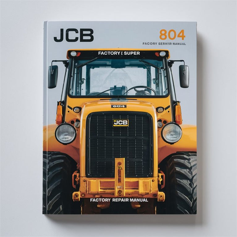 JCB 804 Super Service Repair Workshop Manual PDF