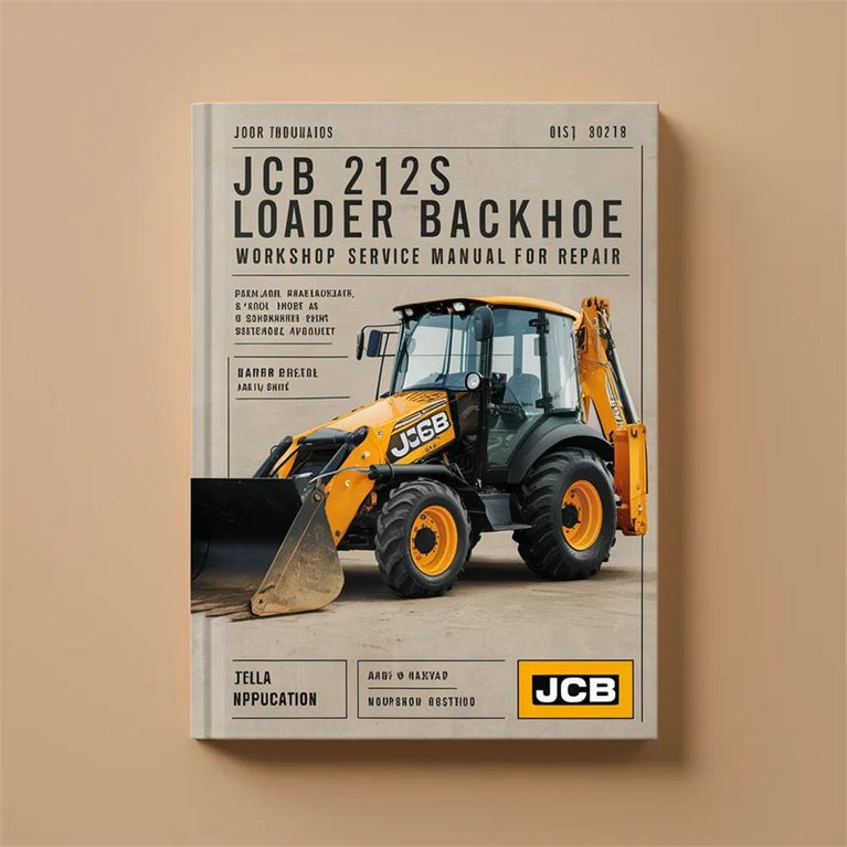 JCB 212S Loader Backhoe Service Repair Workshop Manual PDF