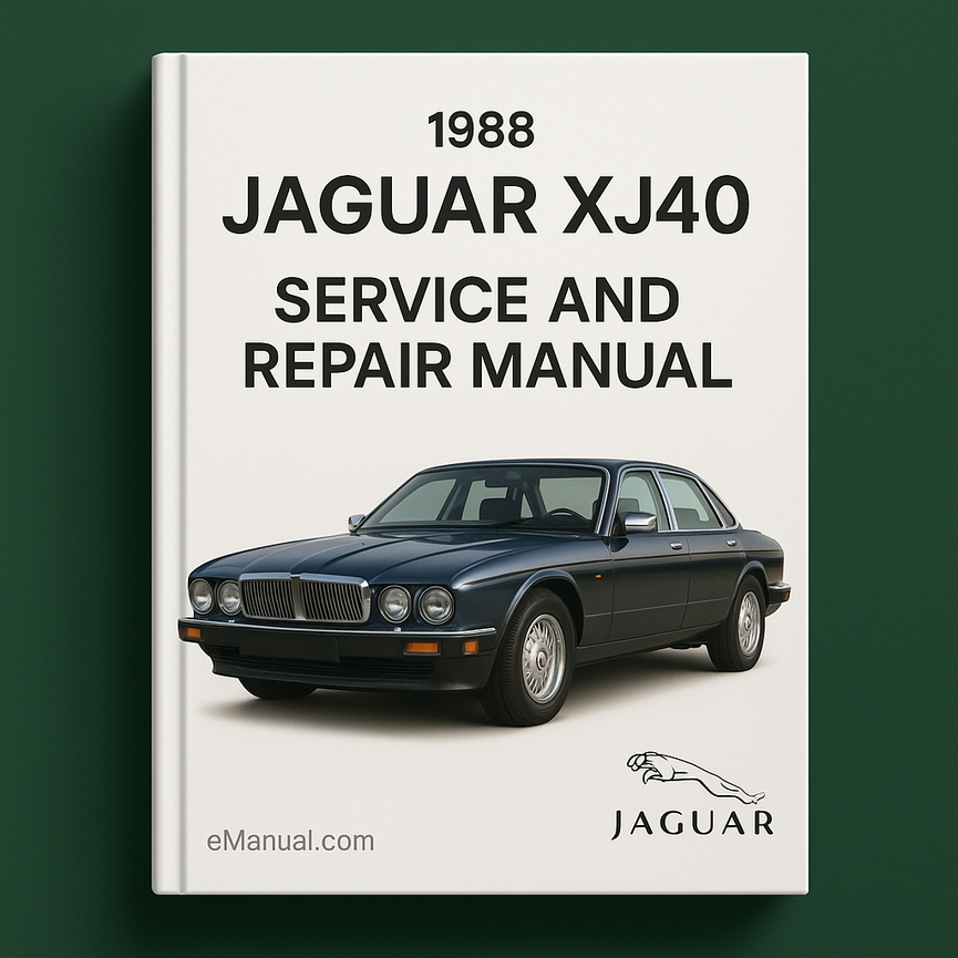 Manual de servicio y reparación del Jaguar XJ40 1988