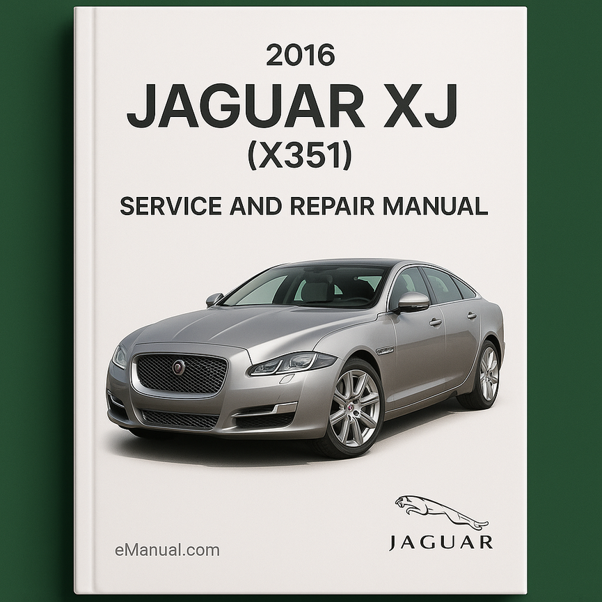 Manual de servicio y reparación del Jaguar XJ (X351) 2016