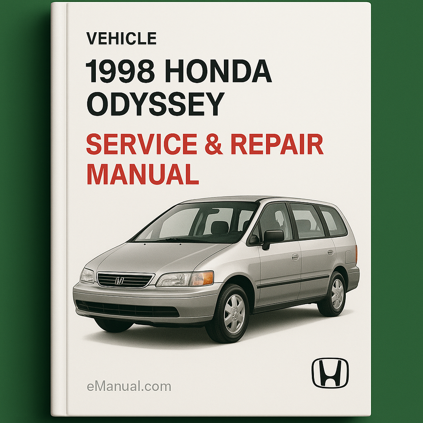 1998 Honda Odyssey Service- und Reparaturhandbuch