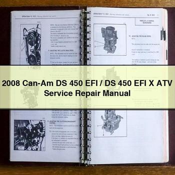 2008 Can-Am DS 450 EFI DS 450 EFI X ATV Service Repair Manual