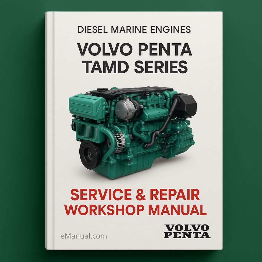 Manual de taller y reparación de motores marinos diésel de la serie TAMD de Volvo Penta