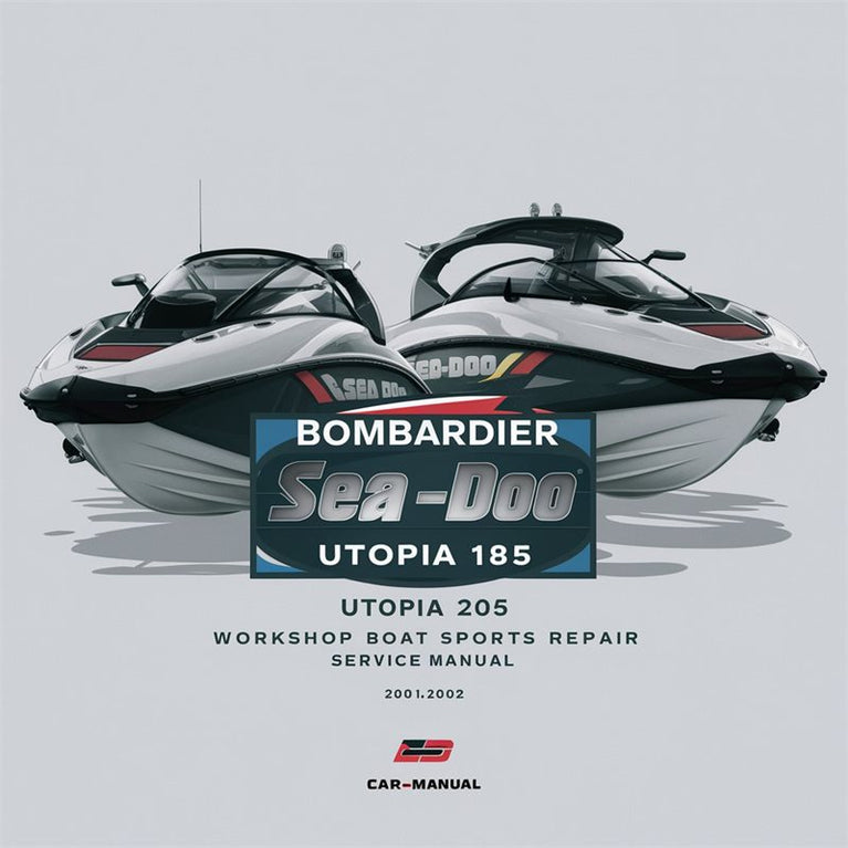 2001-2002 Bombardier Seadoo Utopia 185 205 Sports Boat Service Repair Workshop Manual PDF