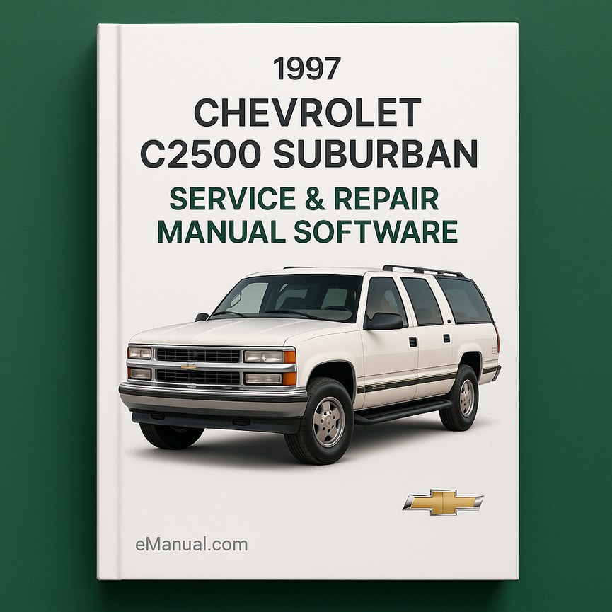 1997 Chevrolet C2500 Suburban Service- und Reparaturhandbuch-Software