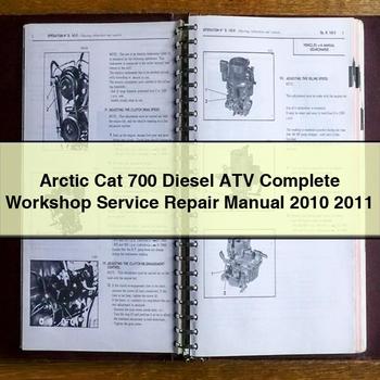 Arctic Cat 700 Diesel ATV Complete Workshop Service Repair Manual 2010 2011