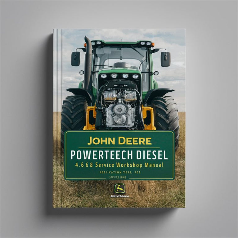 John Deere Powertech Diesel 4.5 6.8 Engine Workmanual Service Repair Workshop Manual PDF
