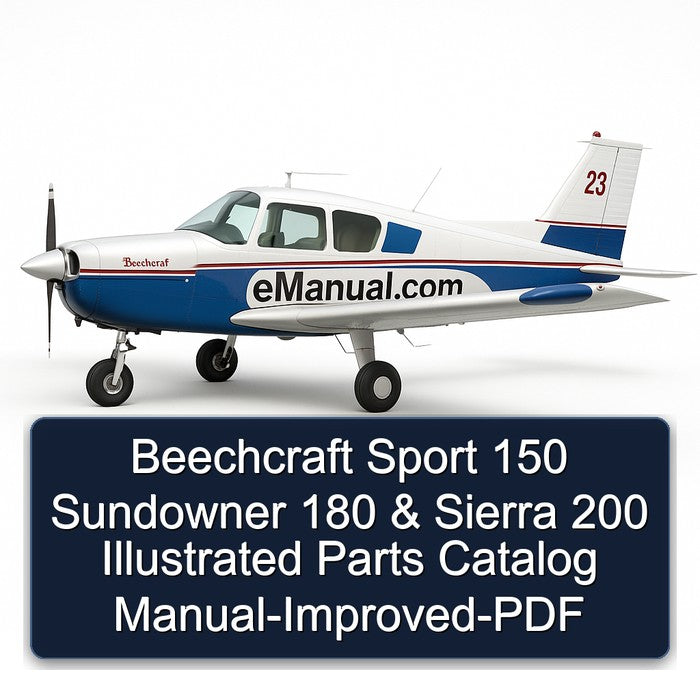 Beechcraft Sport 150 Sundowner 180 Sierra 200 Illustrated -improved Parts Catalog PDF