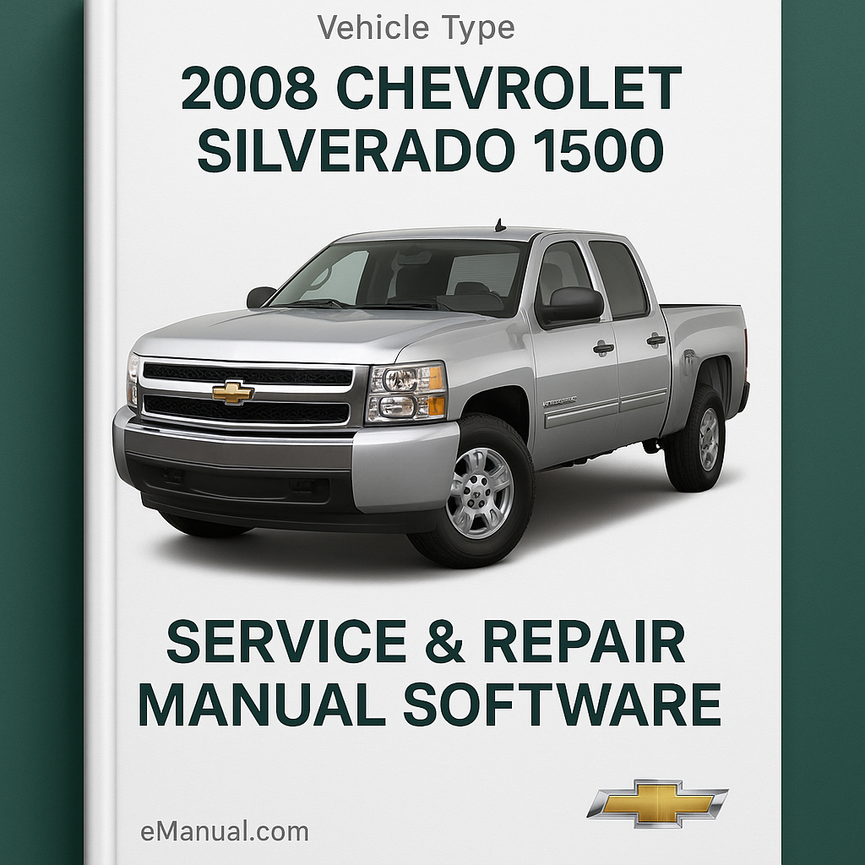 Manual de servicio y reparación de Chevrolet Silverado 1500 2008