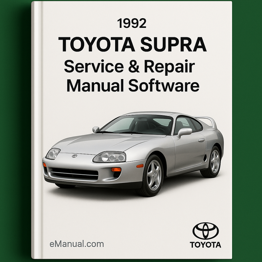 Manual de servicio y reparación de Toyota Supra 1992
