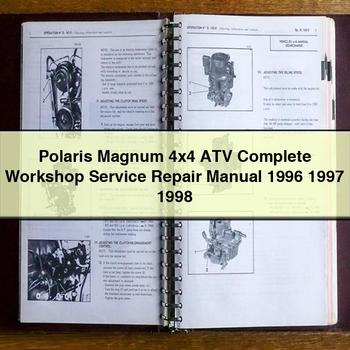 Polaris Magnum 4x4 ATV Complete Workshop Service Repair Manual 1996 1997 1998