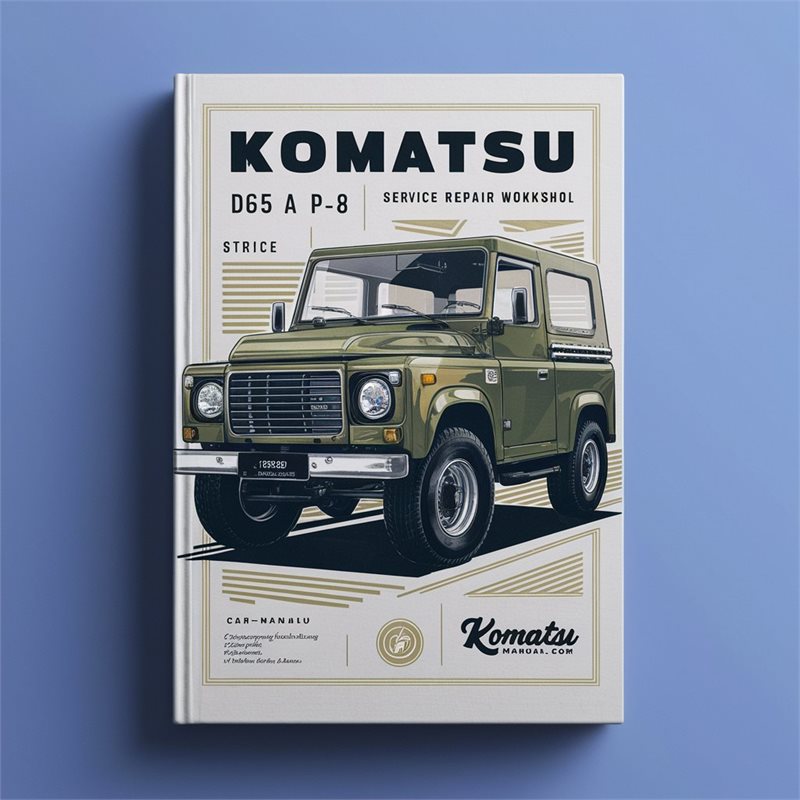 Komatsu D65 E P-8 Service Repair Workshop Manual PDF
