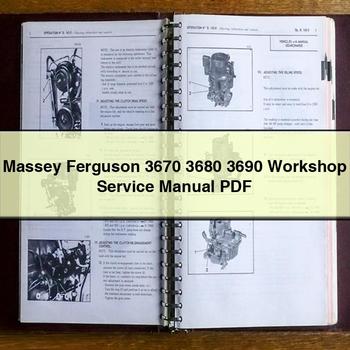 Massey Ferguson 3670 3680 3690 Workshop Service Repair Manual