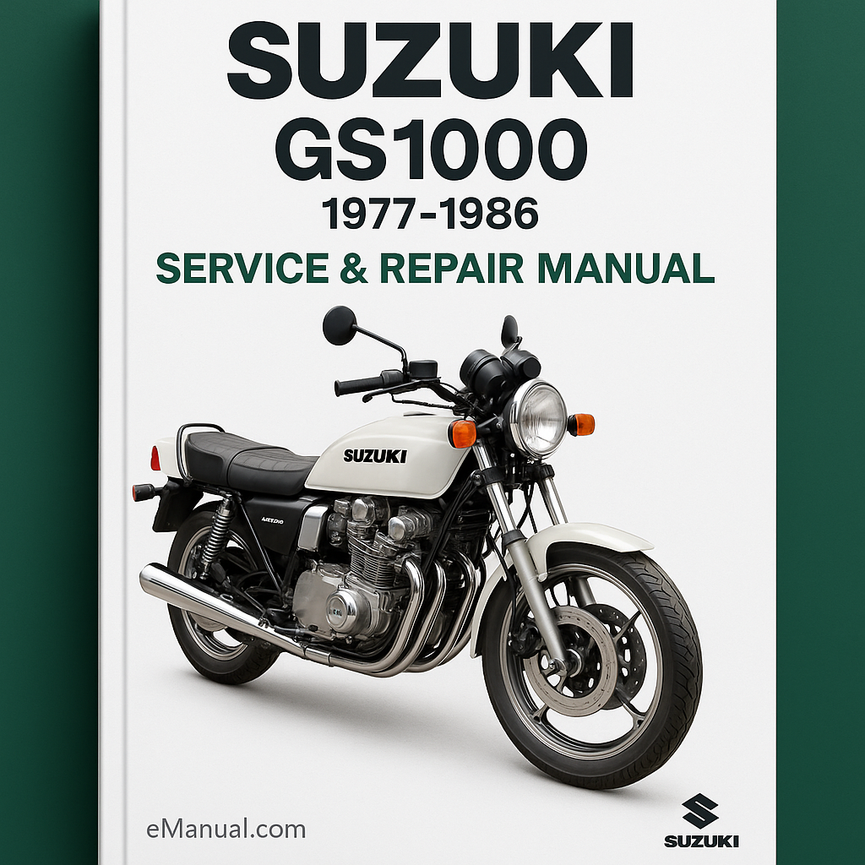 Manual de servicio y reparación de Suzuki GS 1000 1977-1986