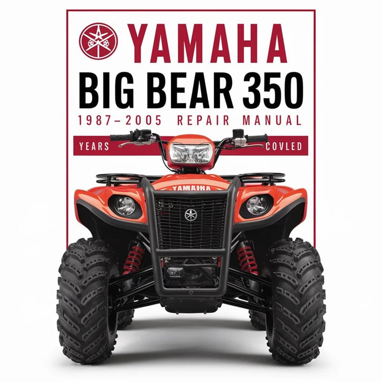 1987-2005 Yamaha BIG Bear 350 Service Repair Workshop Manual PDF