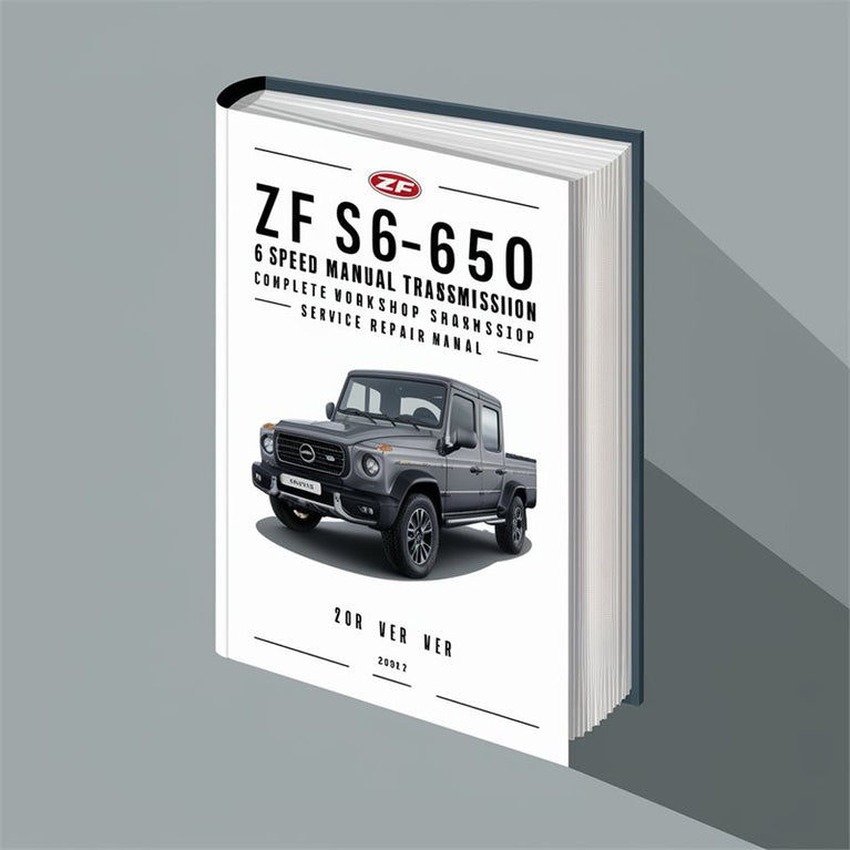 ZF S6-650 6 Speed Manual Transmission Complete Workshop Service Repair Manual PDF
