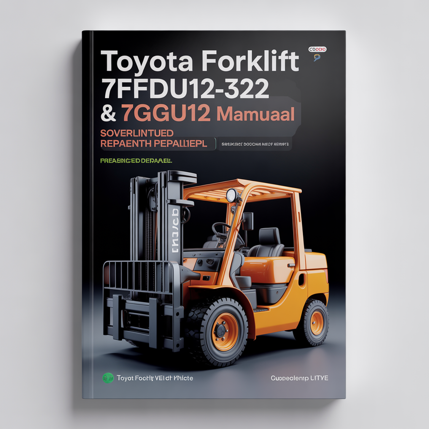 Manual de servicio y reparación de montacargas TOYOTA 7FGU/7FDU15-32 y 7FGCU20-32