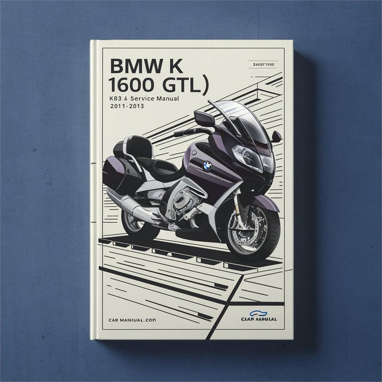 BMW K 1600 GTL (K48) 2011-2013 Service Manual PDF