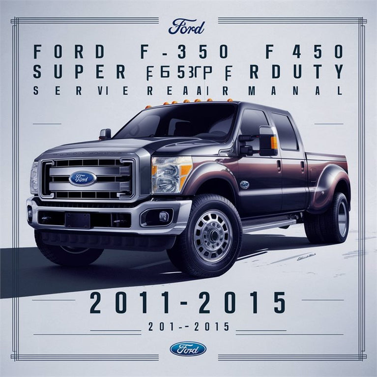 2011-2015 Ford F 250 F350 450 550 Super Duty Service Repair Workshop Manual PDF