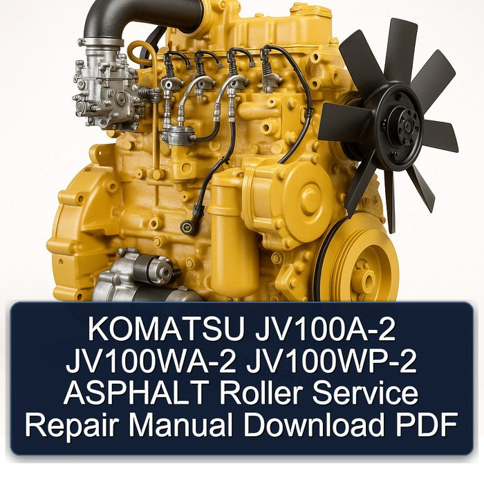 Komatsu Series Manuals Jv100a-2 Jv100wa-2 Jv100wp-2 Asphalt Roller Service Repair Workshop Manual PDF