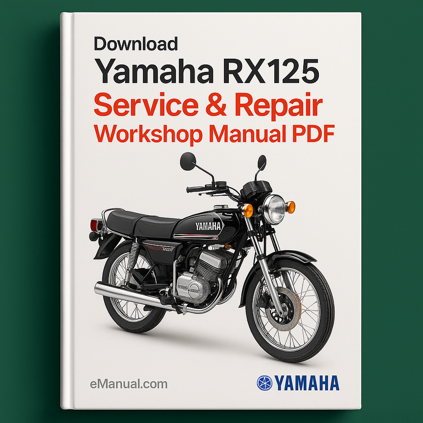 Manual de taller y reparación de Yamaha RX125 RX 125