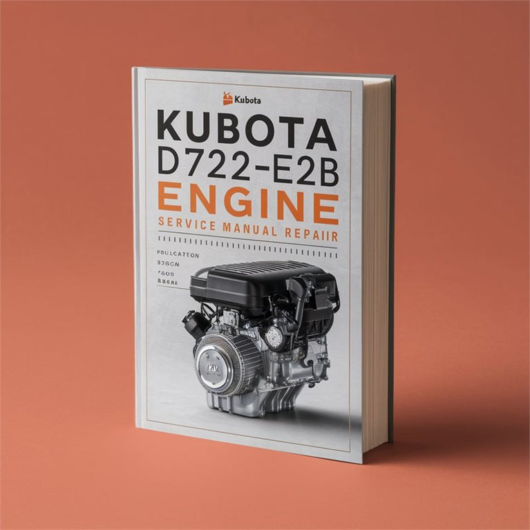 Kubota D722-E2B Engine WSM Service Manual Repair PDF