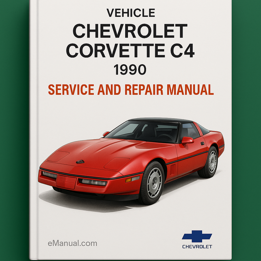 1990 Chevrolet Corvette C4 Wartungs- und Reparaturhandbuch