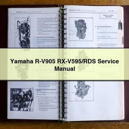 Yamaha R-V905 RX-V595/RDS Service Manual