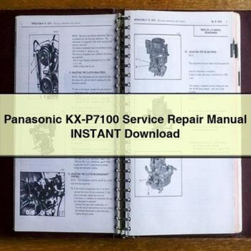 Panasonic KX-P7100 Service Repair Workshop Manual PDF