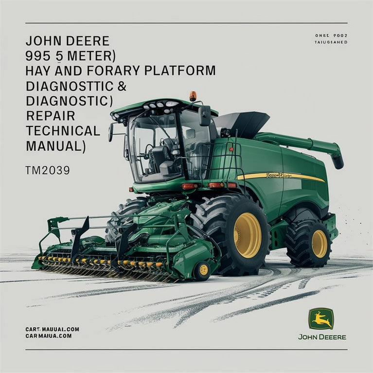 John Deere 995 (5 Meter) Hay Forage Rotary Platform Diagnostic (TM2039) Service Repair Workshop Manual PDF