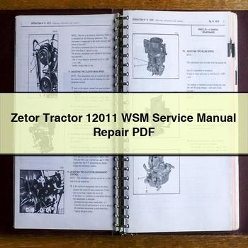 Zetor Tractor 12011 WSM Service Manual Repair