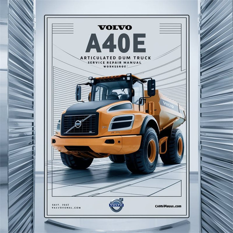Volvo A40E Articulated Dump Truck Service Repair Workshop Manual PDF