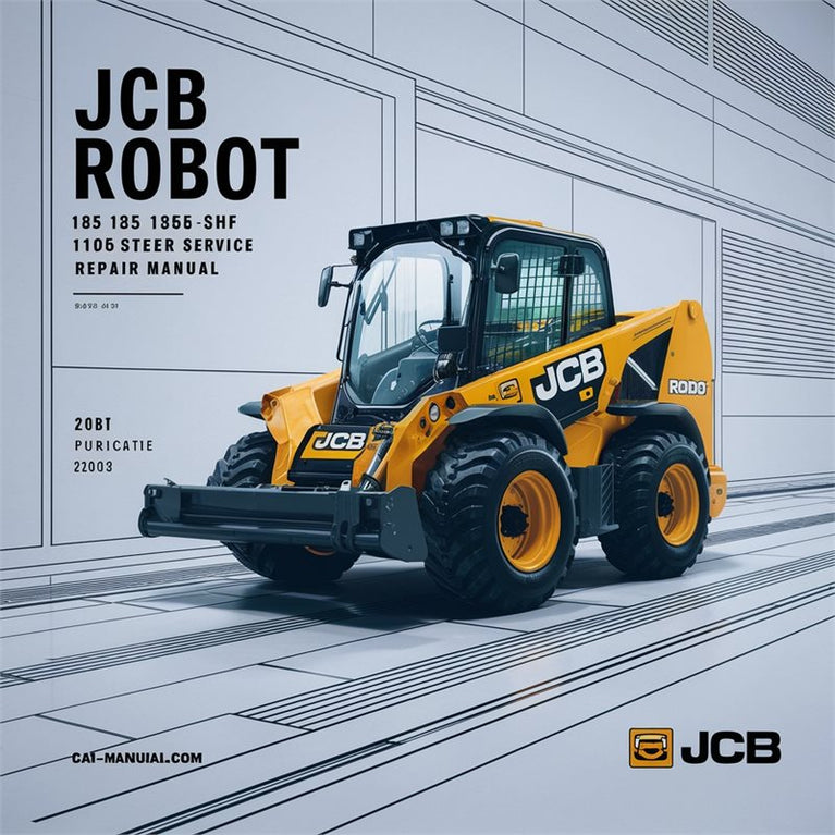JCB Robot 185 185HF 1105 1105HF Skid Steer Service Repair Workshop Manual PDF