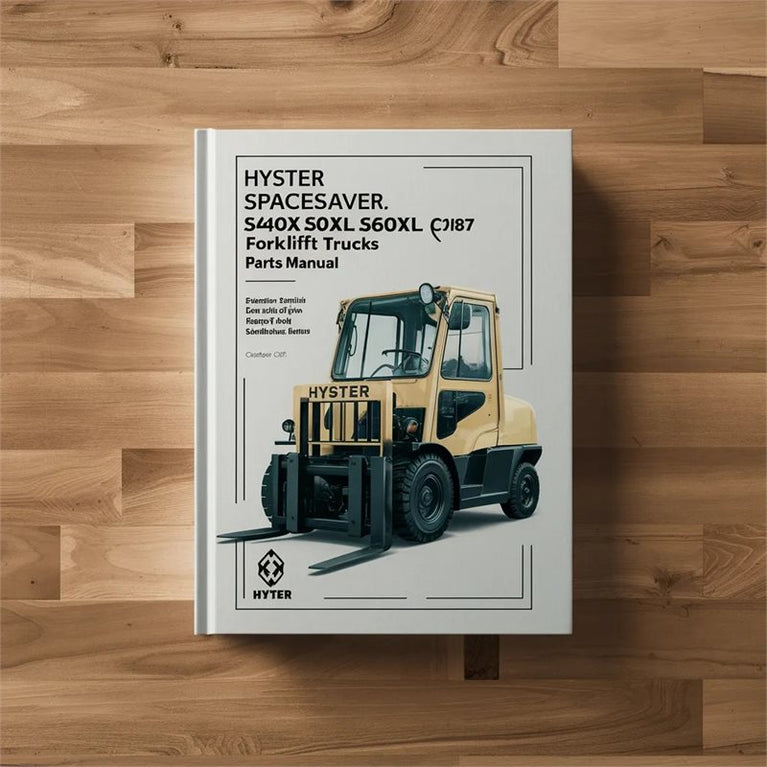 Hyster Spacesaver S40XL S50XL S60XL (C187) Forklift Trucks Parts Catalog PDF