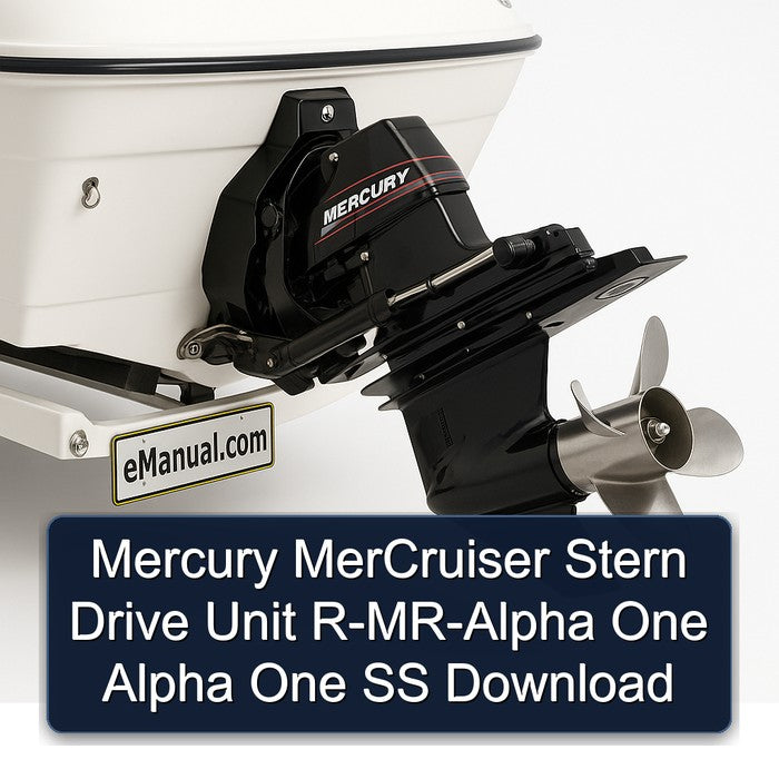 Mercury MerCruiser Stern Drive Unit R-MR-Alpha One Alpha One SS