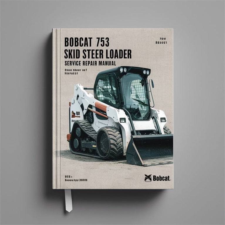 Bobcat 753 Skid Steer Loader Service Repair Workshop Manual PDF