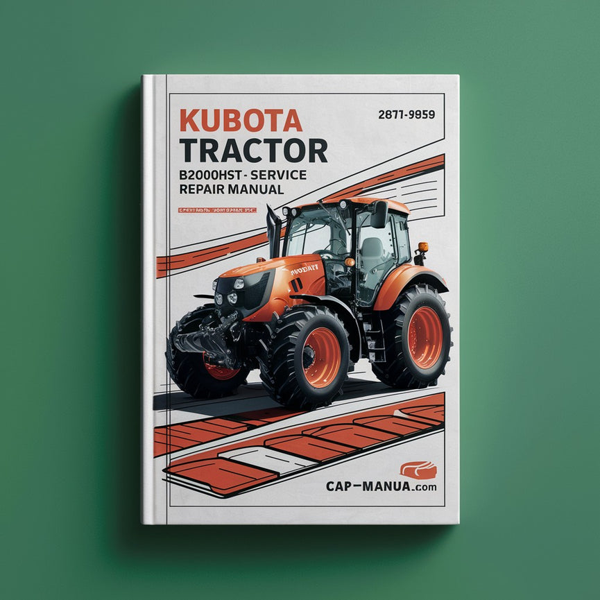Kubota Tractor B6200hst B7200hst Workshop Service Manual